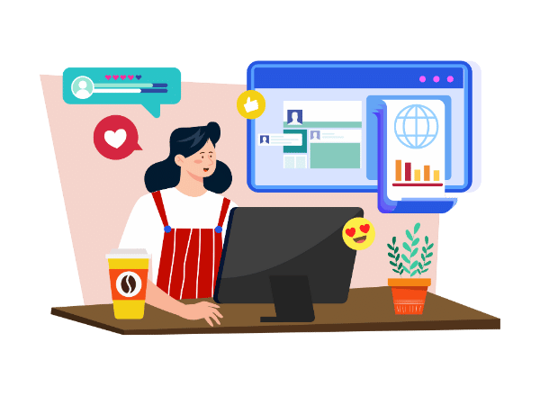 Social Media Manager, We manage your Facebook messages, take orders, and place them on your website, giving you more time to focus on growing your business.